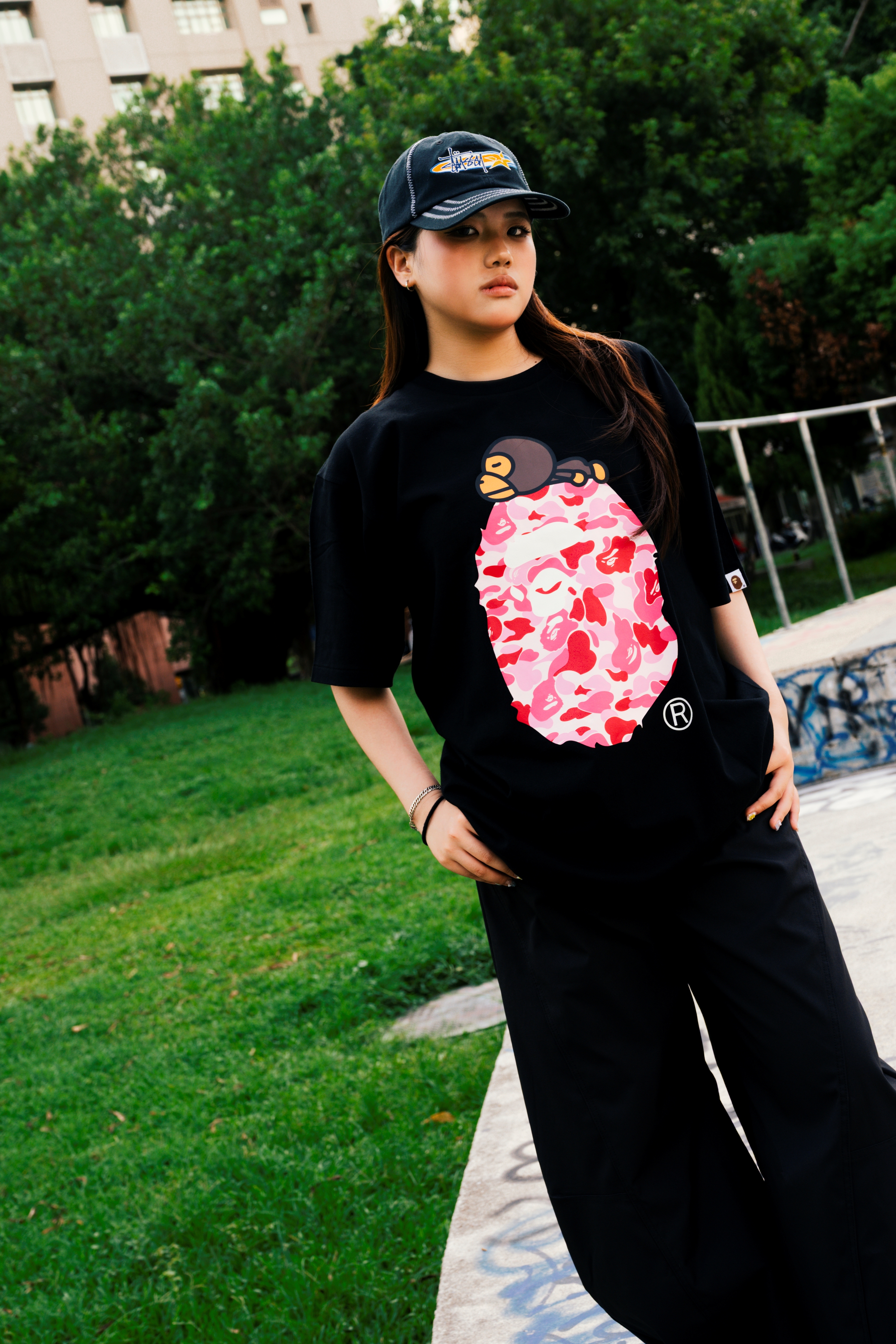 ☆ETW☆【EASY TO WEAR】BAPE ABC CAMO MILO ON BIG APE TEE 猿人 猿人頭 迷彩 短T 春夏 棕色MILO