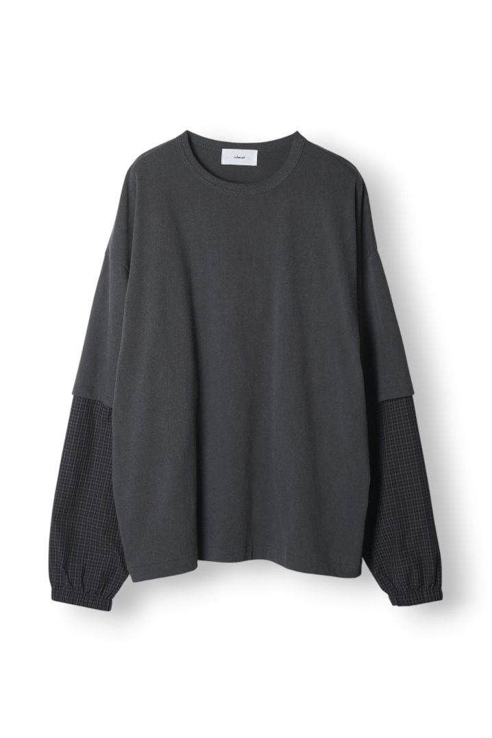 refomed FRESH MAN LAYERED TEE “CHECK”
