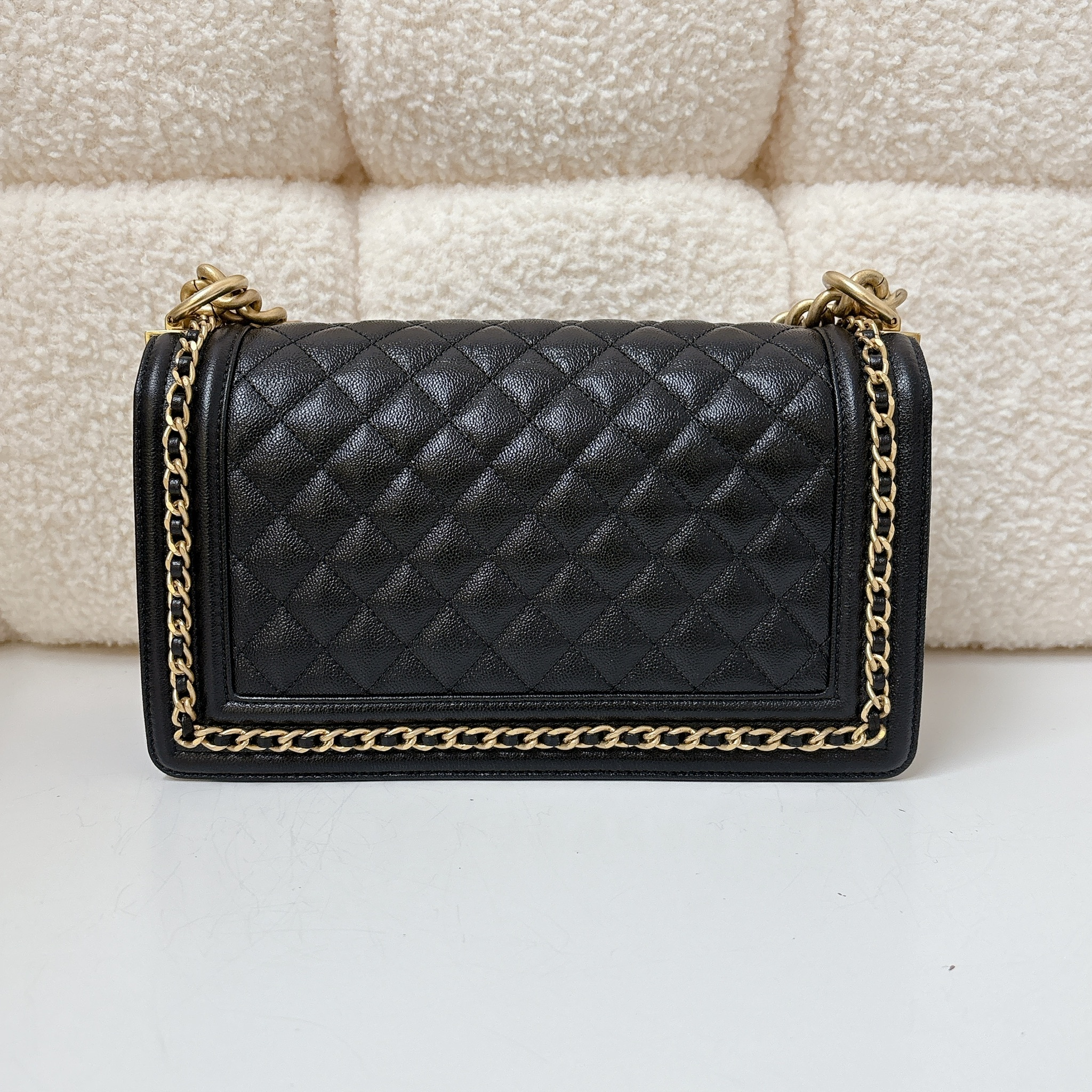 Chanel Boy Flap Bag - Black / GHW