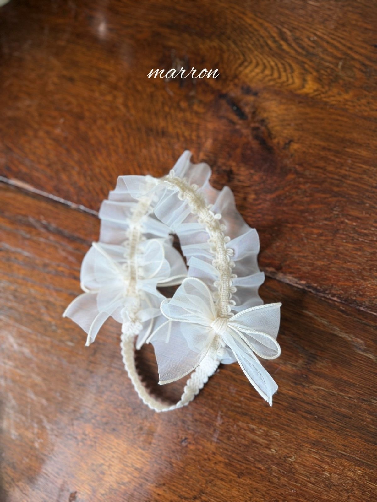 MARRON Candy Ribbon Headband