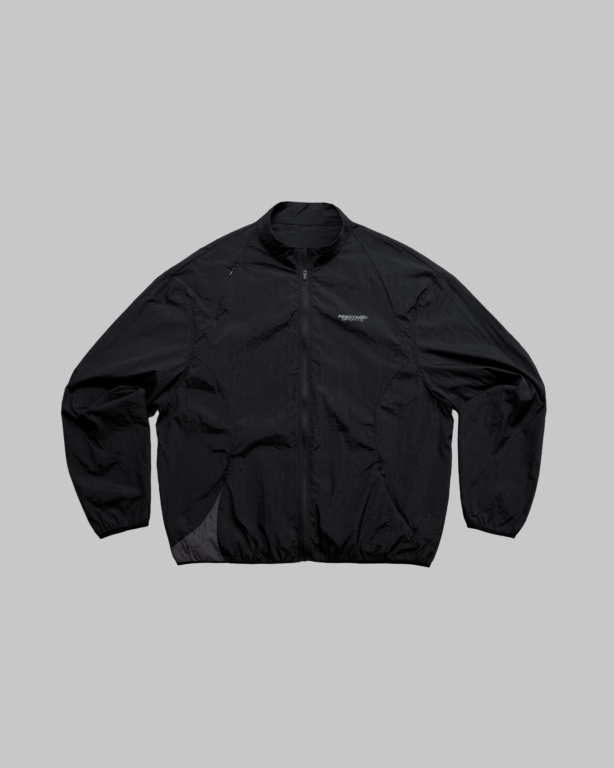 Anonymous Talking｜S26-J01 – Windbreaker (Black)