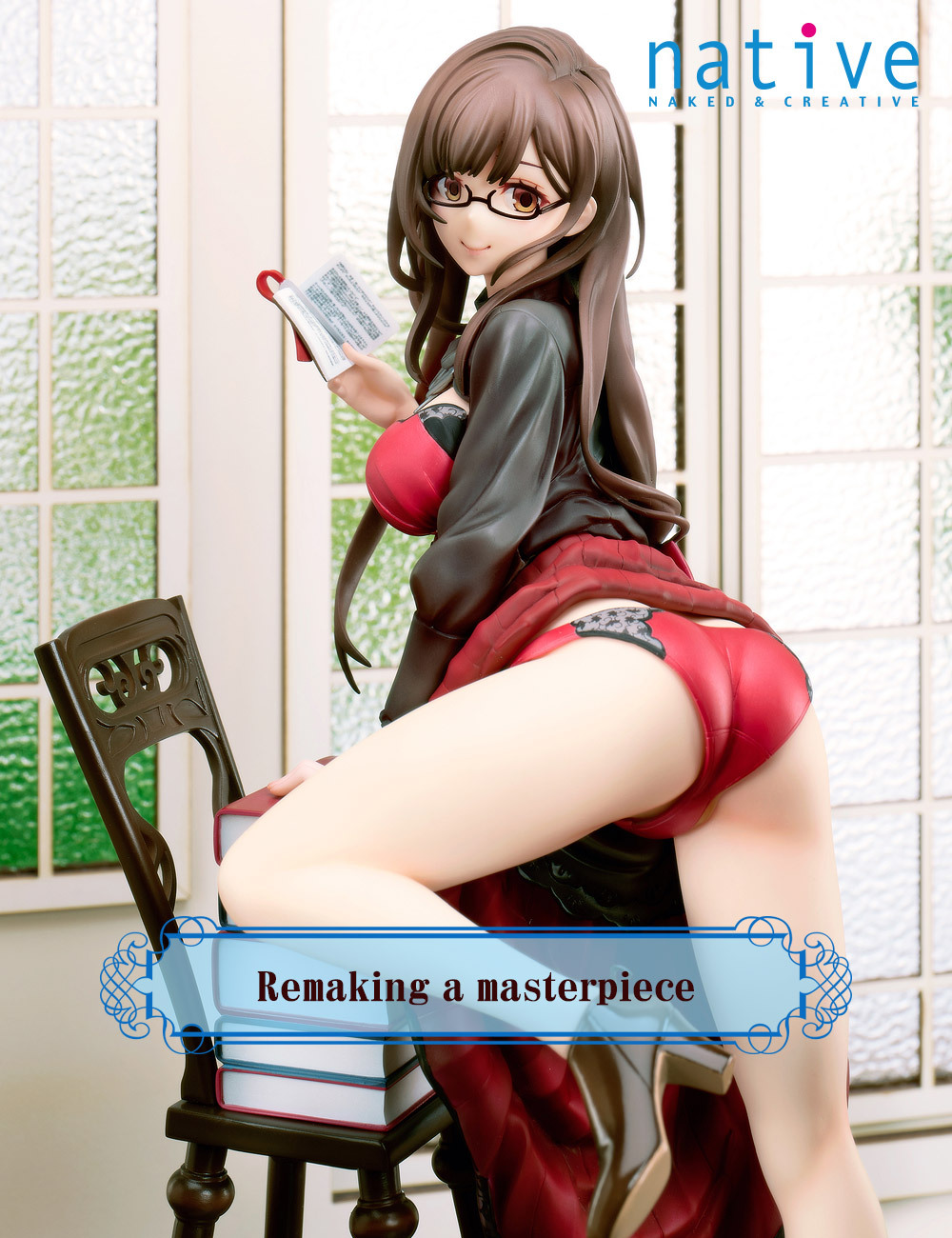 預訂6月  native 新装版 文學少女 Akemi Mikoto Original Character Bungaku Shoujo: The Literary Type - New Design Ver. 1/6 Complete Figure Pre-order