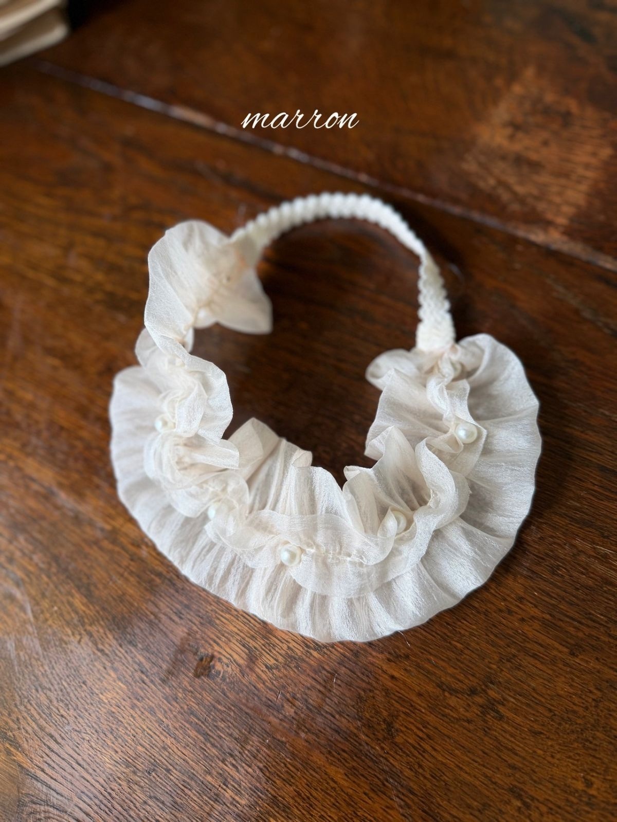MARRON Pearl Hairband