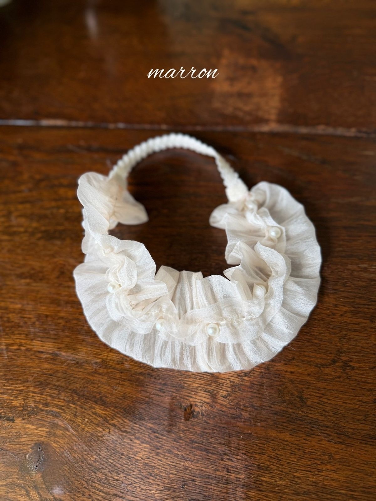 MARRON Pearl Hairband