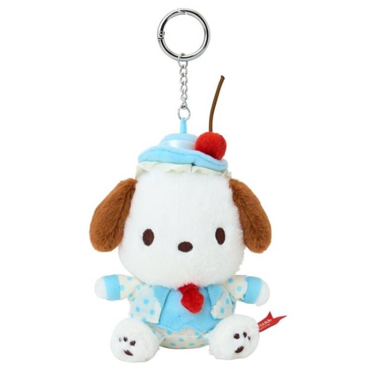 Sanrio Sweet Cakes Collection Pochacco Plush Keyring