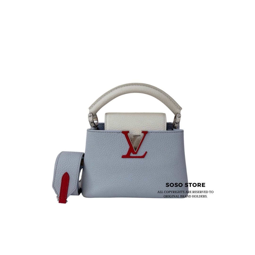Louis Vuitton Capucines Mini - Olympus Blue / SHW