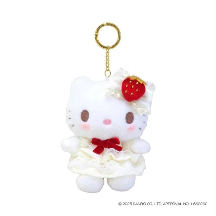 Sanrio Sweet Cakes Collection Hello Kitty Plush Keyring