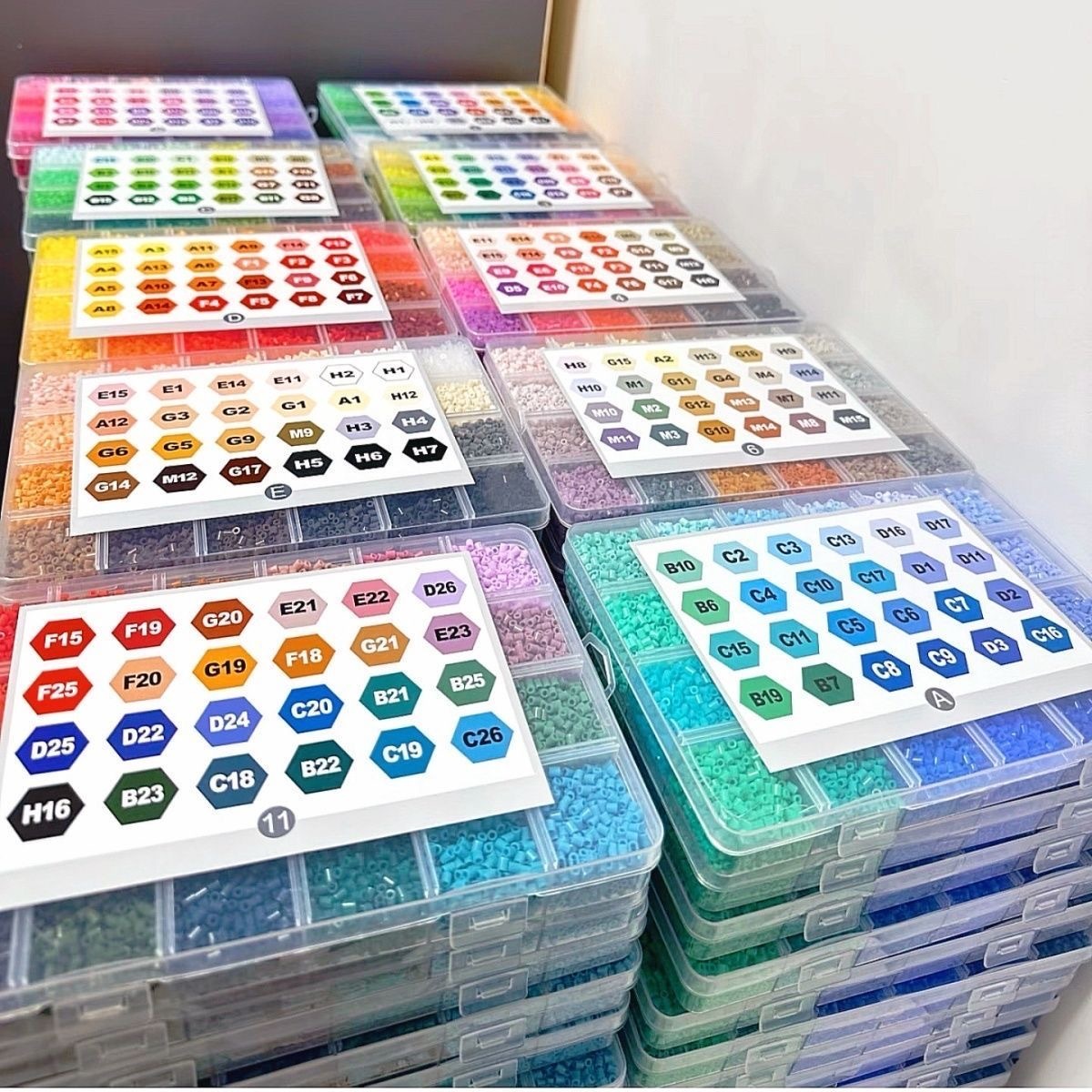 中秋节预购 经济款 实惠款 2.6mm 拼豆 refill 每个颜色约300枚