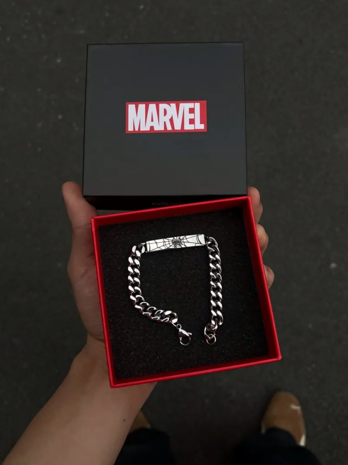 正版授權 漫威 MARVEL限定 蜘蛛人 手鍊禮盒