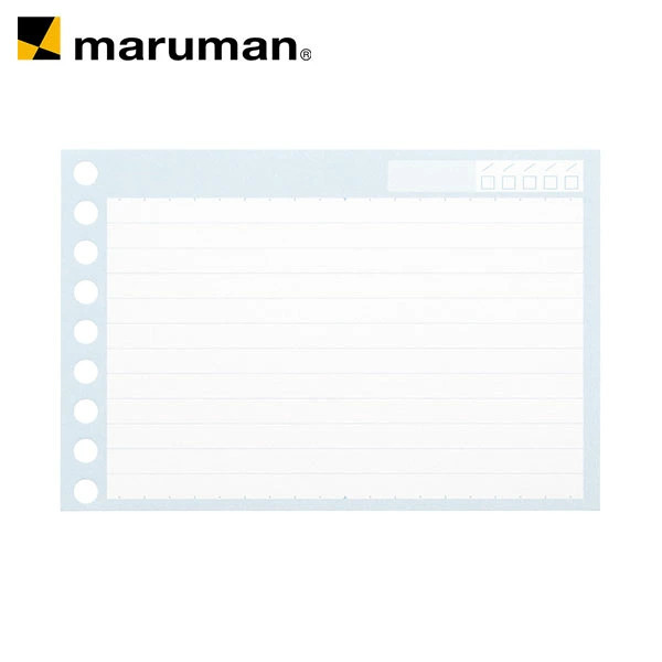 重點複習 9孔 活頁紙 B7｜MARUMAN 日本