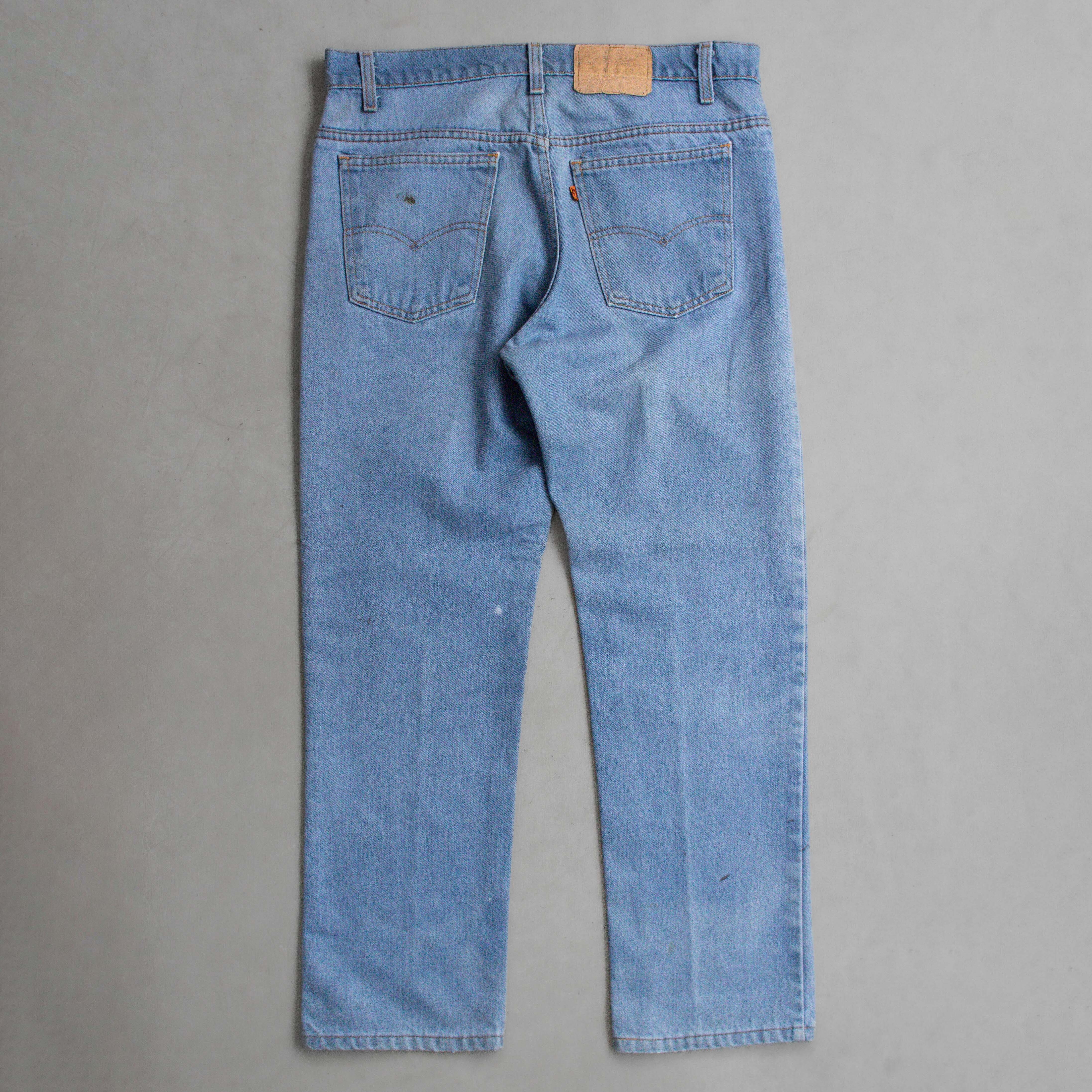 80S LEVIS 508 DENIM PANTS 美國製 橘標 直筒 牛仔 丹寧 長褲