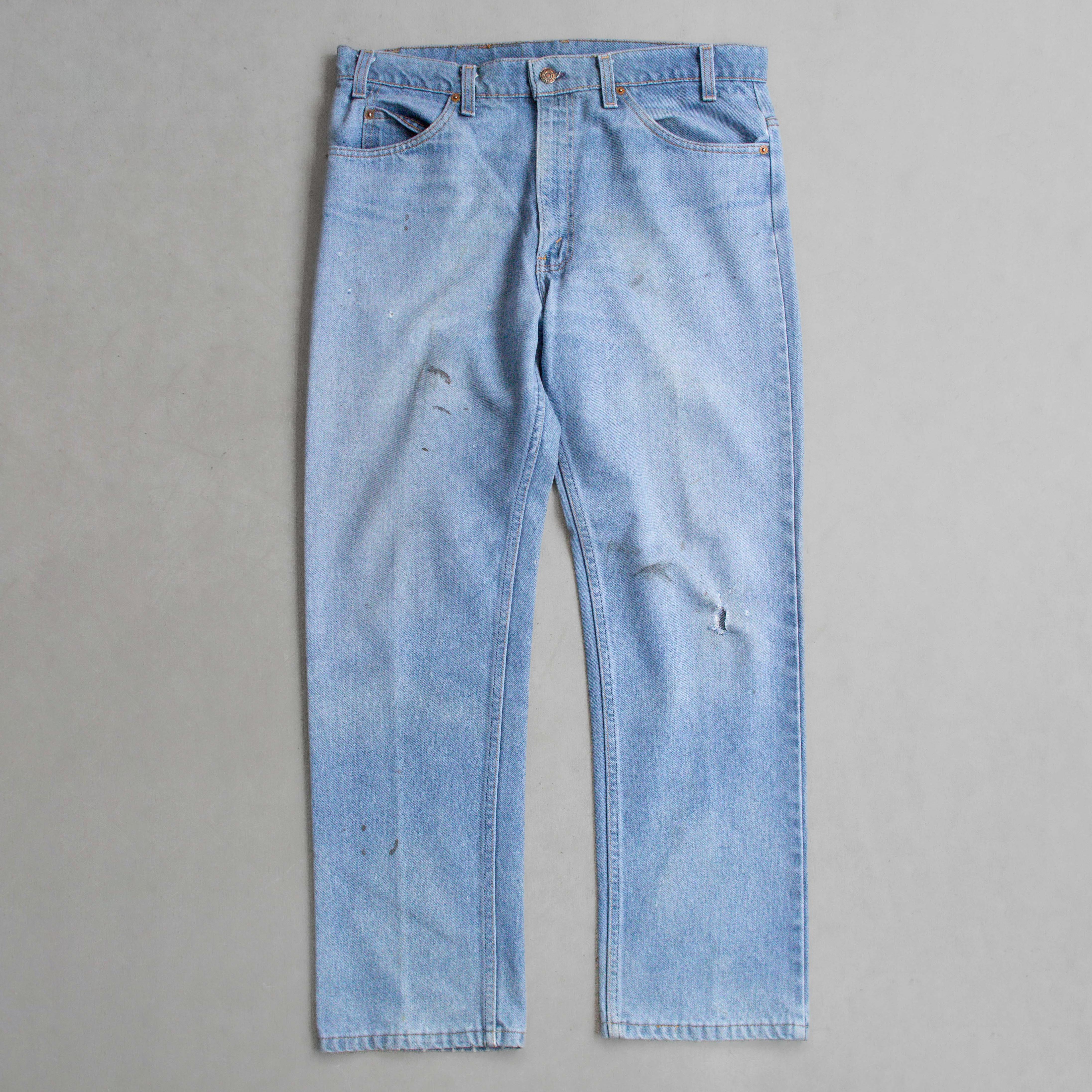 80S LEVIS 508 DENIM PANTS 美國製 橘標 直筒 牛仔 丹寧 長褲