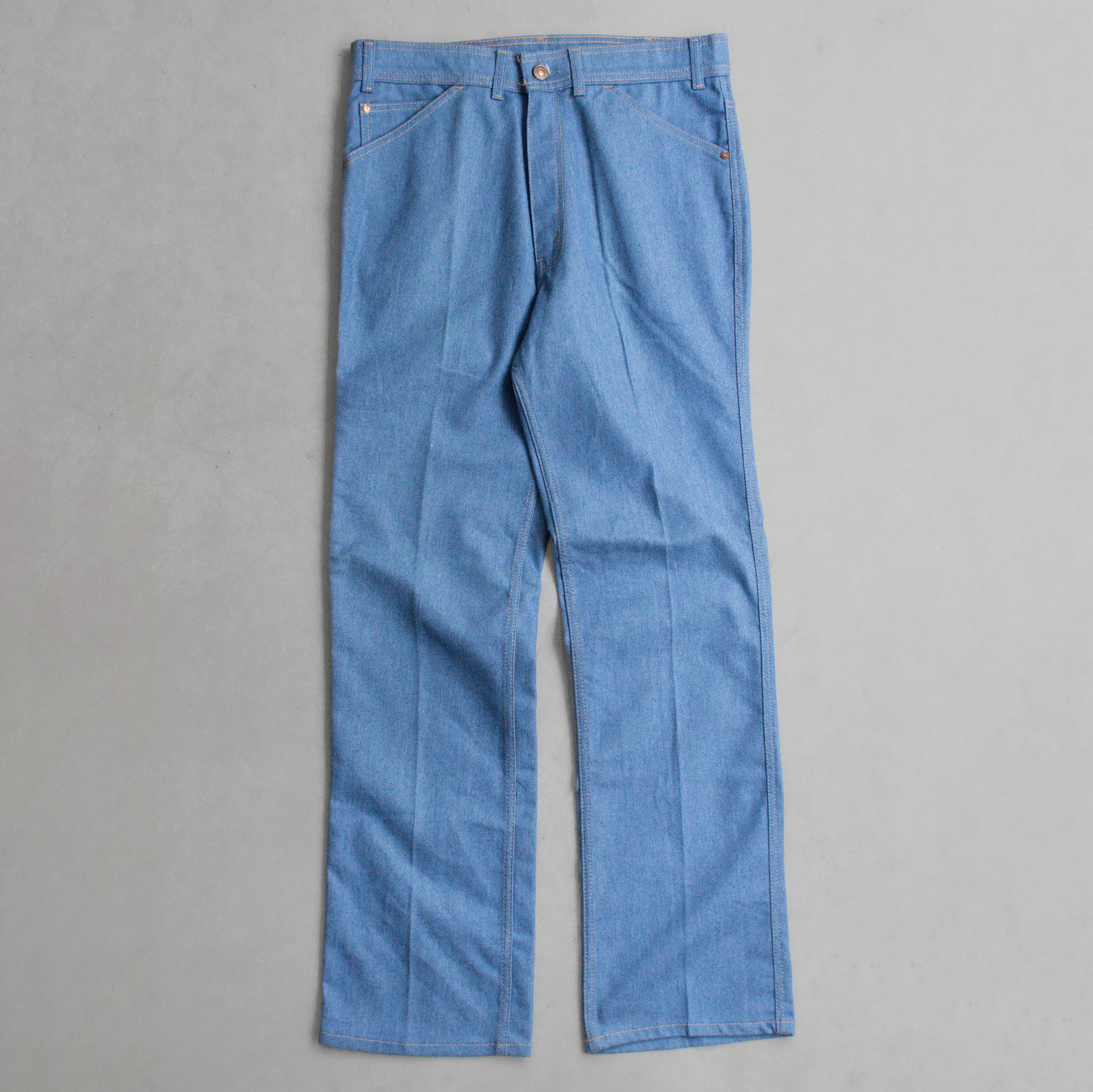 70S LEVIS SKOSH DENIM PANTS 美國製 靴型 牛仔 丹寧 長褲