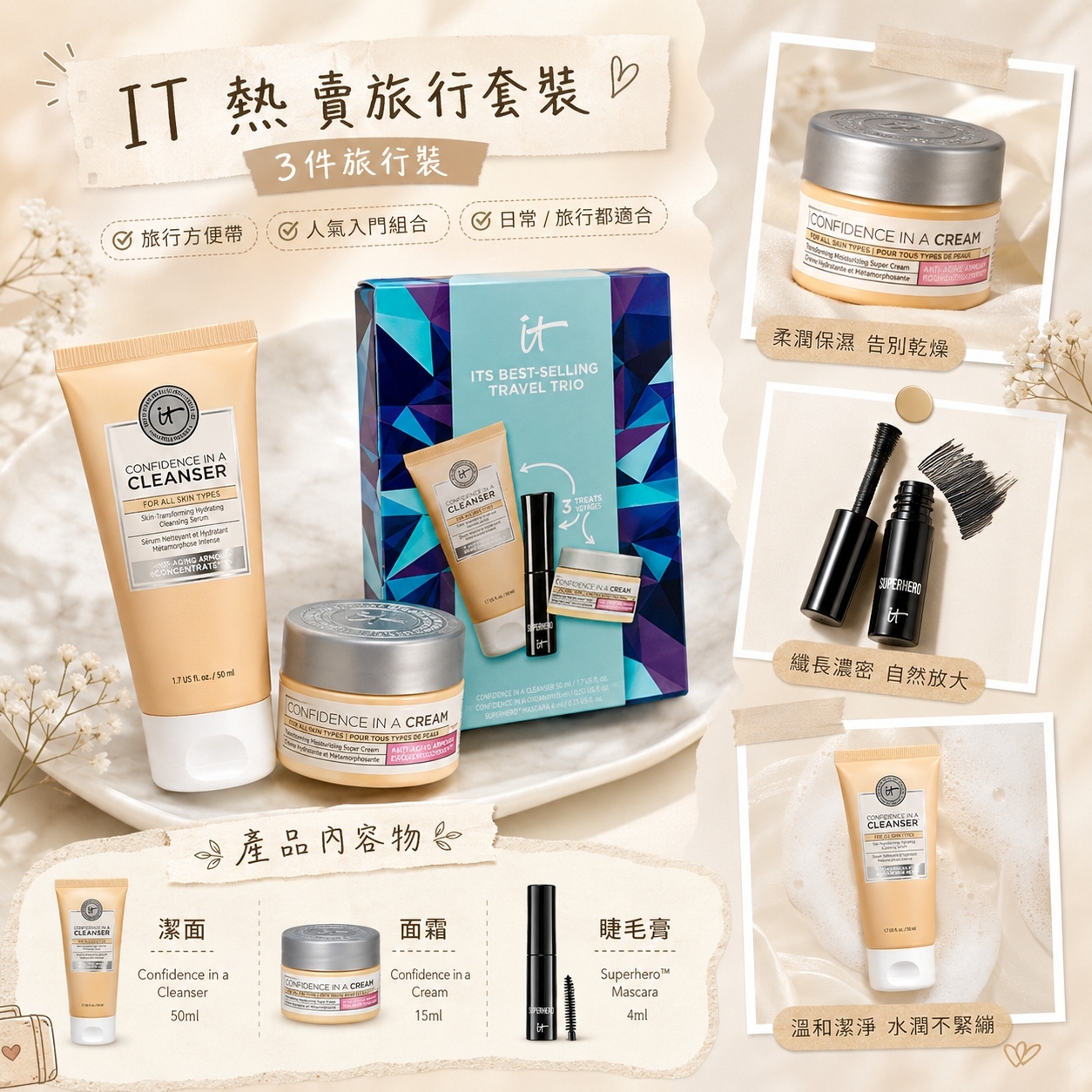 【現貨】IT Cosmetics L0920111 旅行裝美容套裝