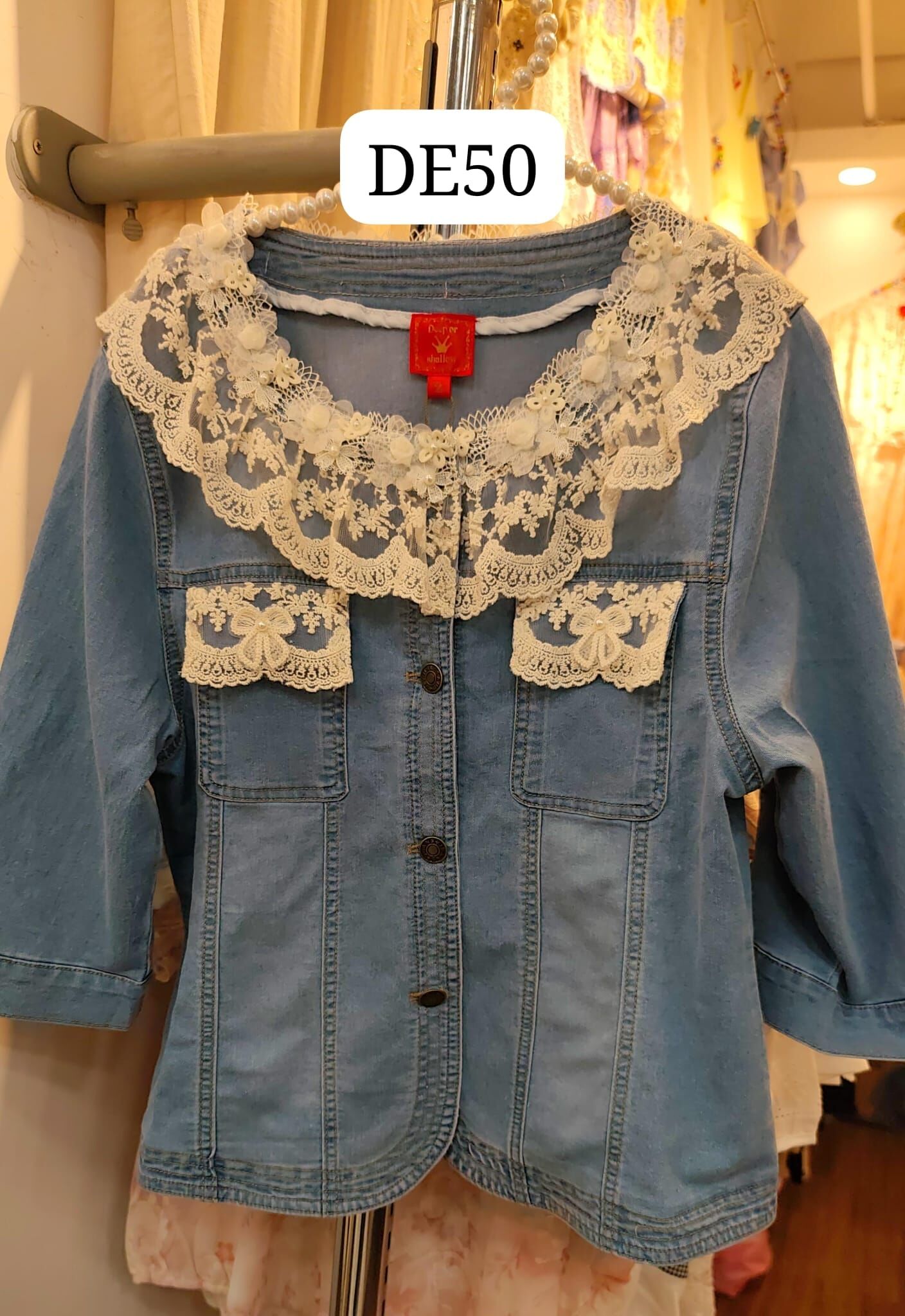 DE50 胸S38 M40 L42 長23 $499