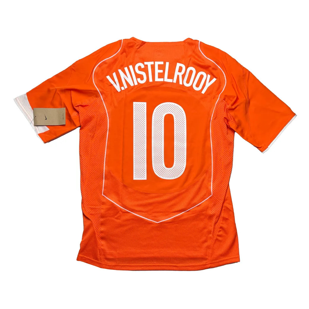 2004 Netherlands Reissue Match Home Shirt with Nameset