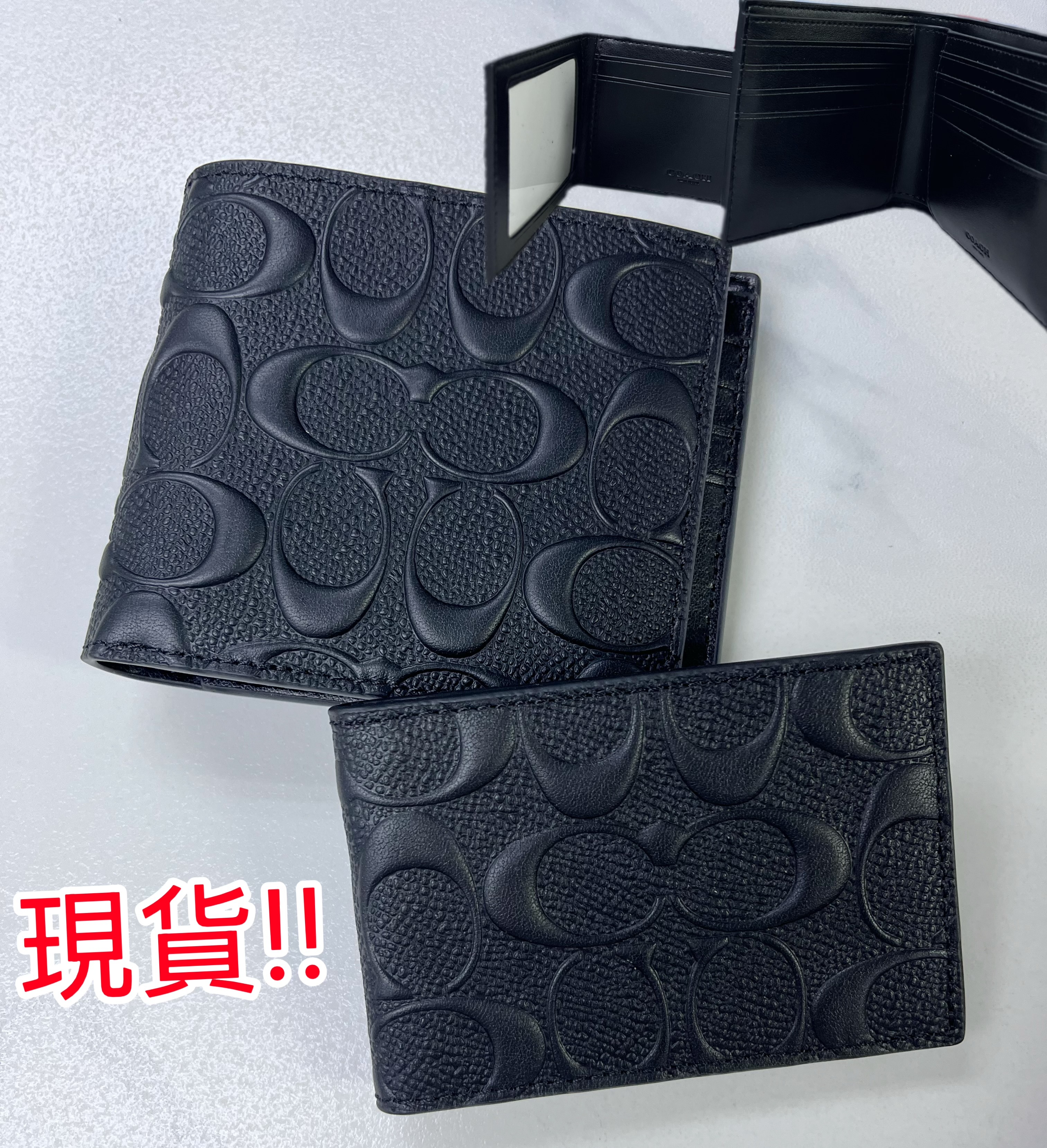 (現貨）Coach 男士銀包 1+1 套裝👏🏻