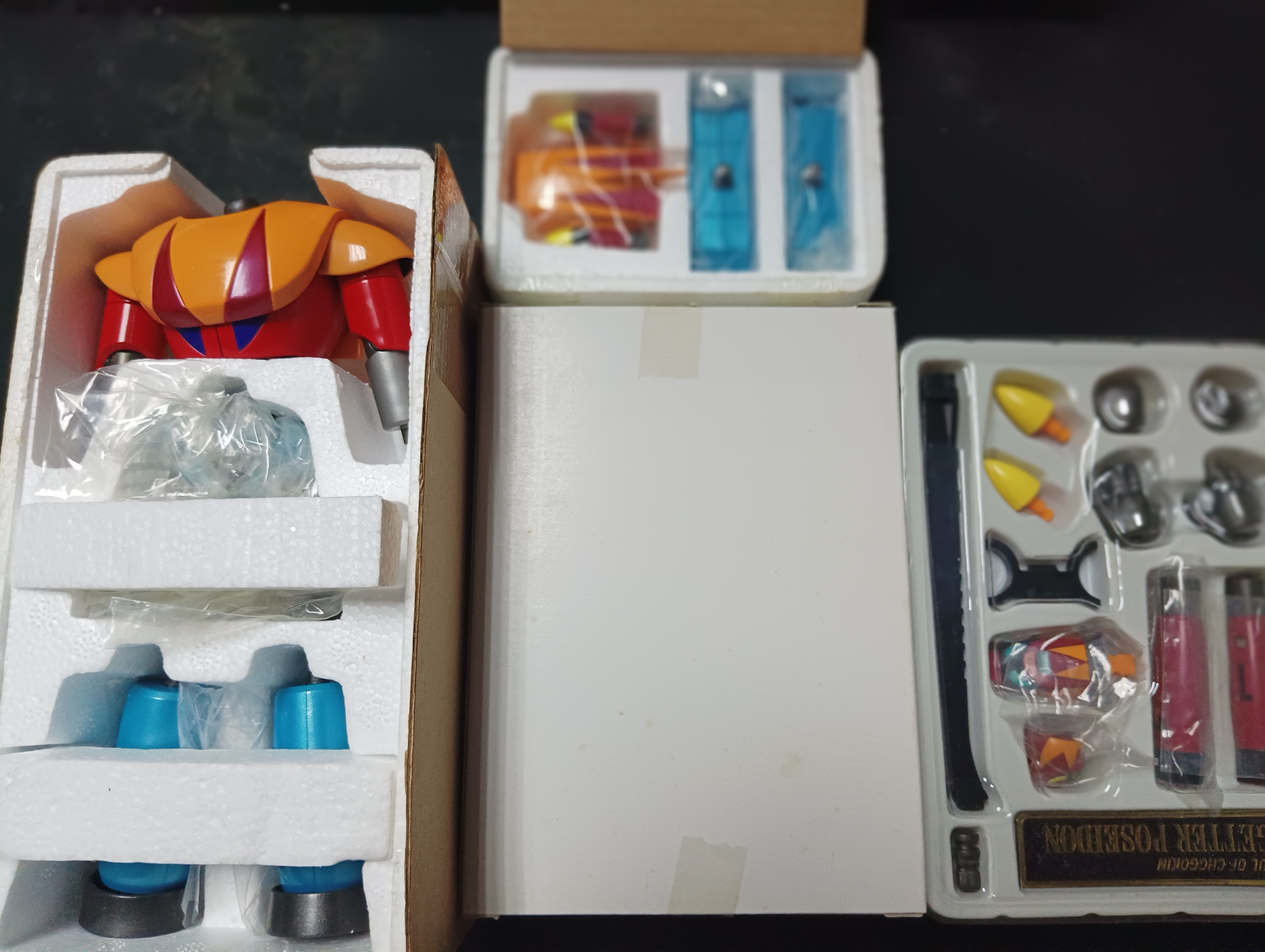 寄賣-超合金魂 GX-18 19 20 Getter Dragon Liger Poseidon