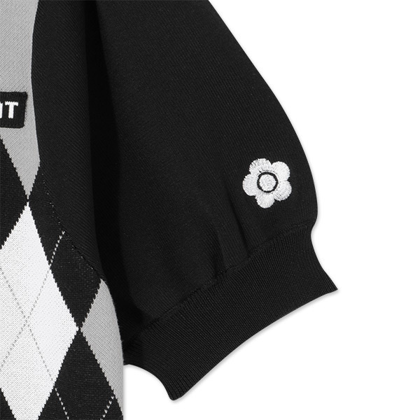 MARY QUANT / Argyle knit pullover