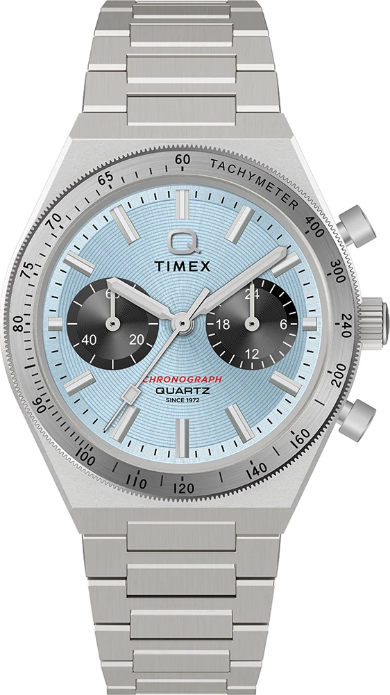 萬年鐘錶 - TIMEX 天美時   Q-Timex   低調奢華經典計時男錶 TW2Y92400  錶徑36MM