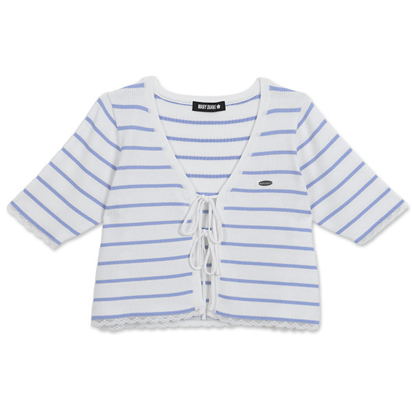 MARY QUANT / Front Ribbon Knit Ensemble