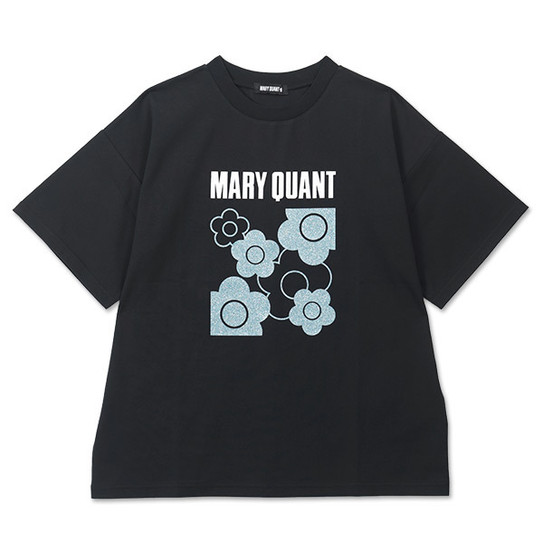 MARY QUANT / Glitter Daisy T-Shirt