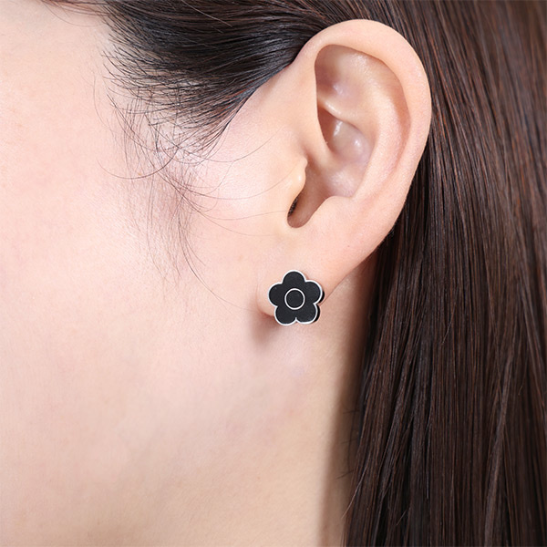 MARY QUANT / Epoxy Stainless Steel Earrings