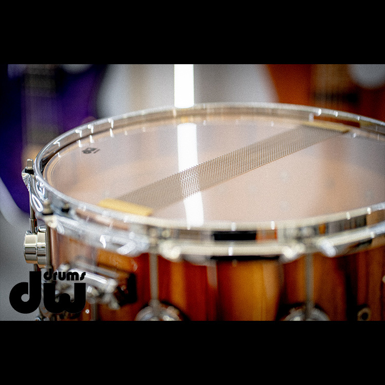 DW Collector's Series Exotic Snare Drum 14"x6.5" 小鼓 - Candy Stripe Padauk