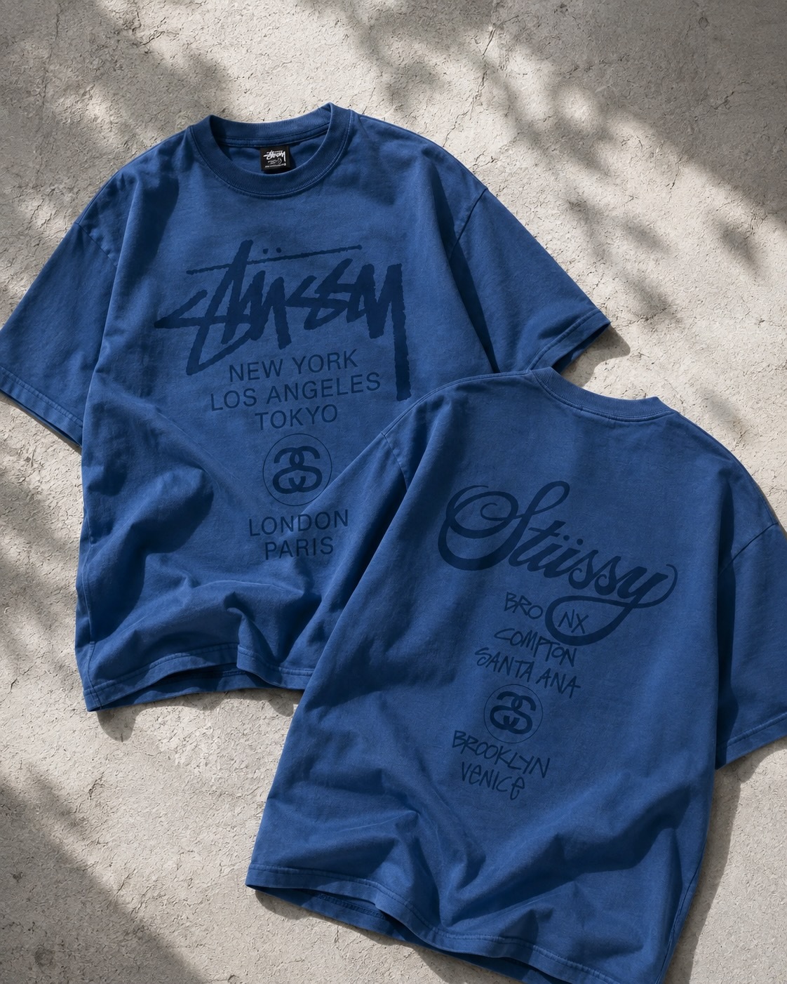 STUSSY WORLD TOUR SUN FADE TEE 2026 水洗 世界巡迴 短Tee  |限量現貨|