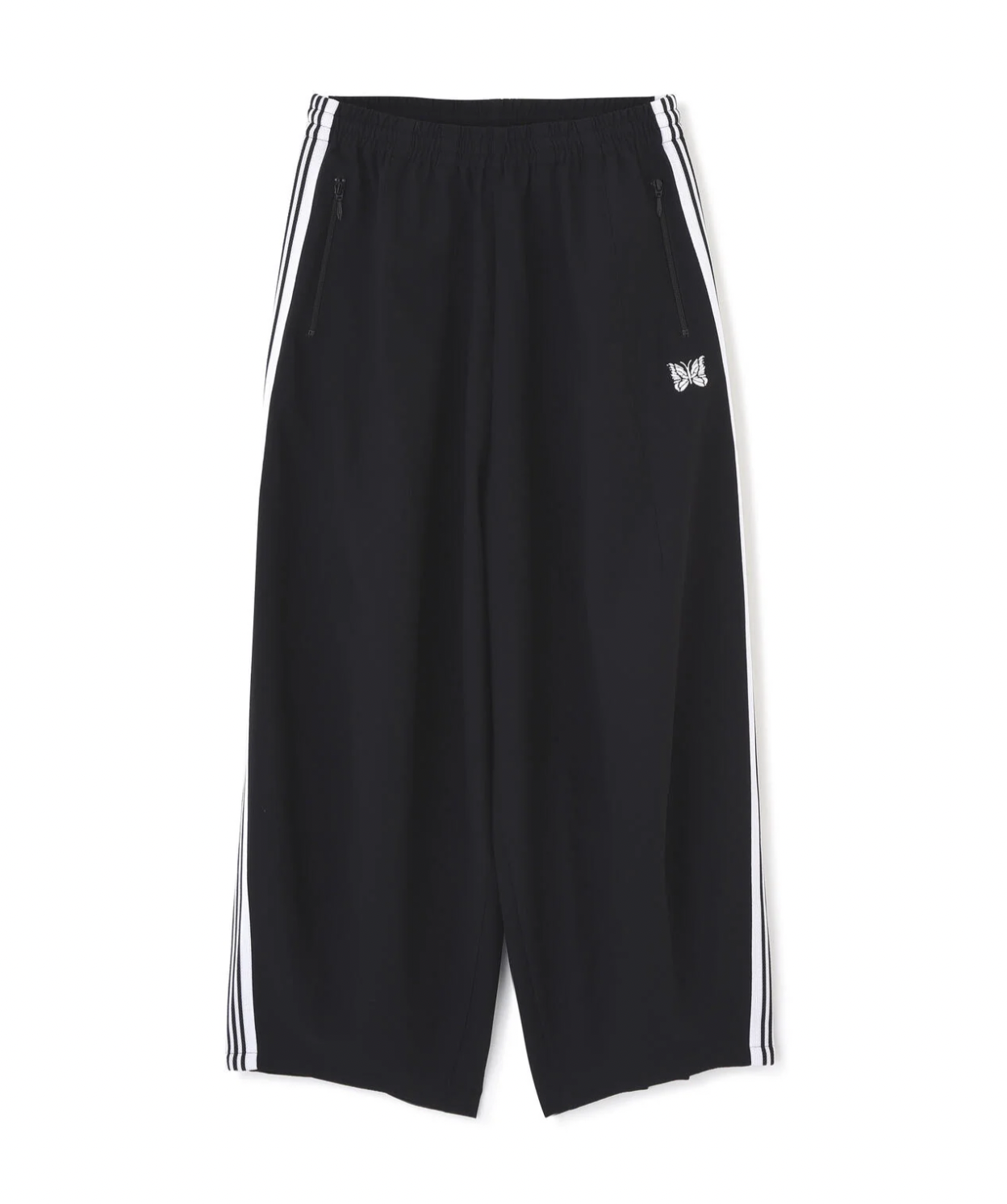Needles x LHP HD Track Pants Seersucker- Black- SX1535