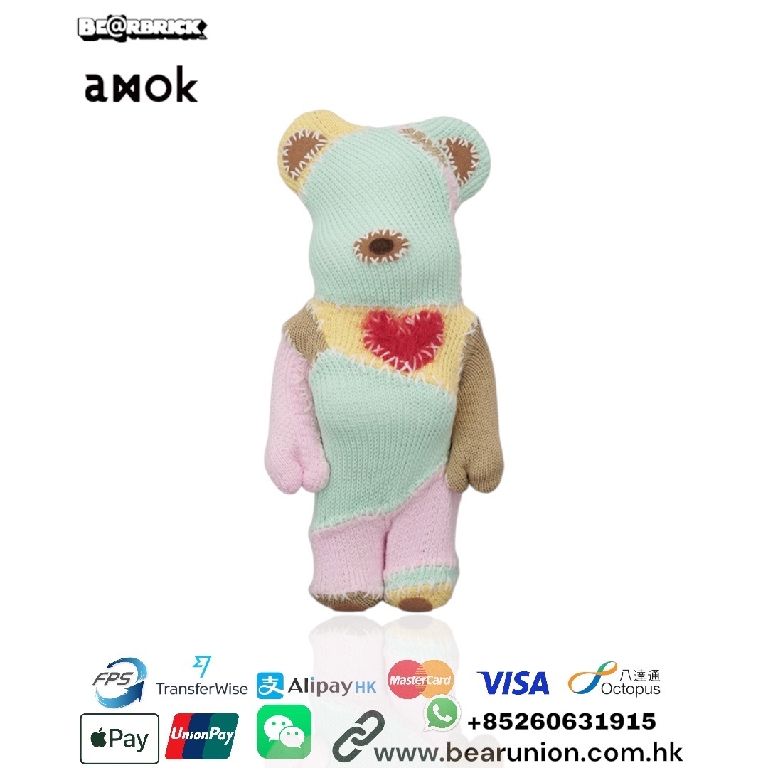🎏預訂🎏Bearbrick 400% amok KNIT