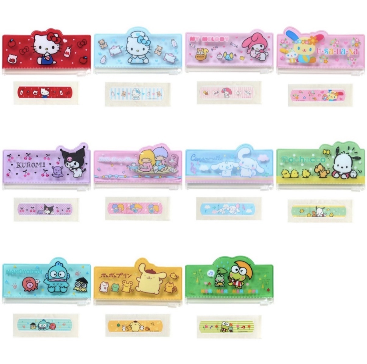 JP Sanrio 造型膠布套裝 連收納套 4550 TK260808
