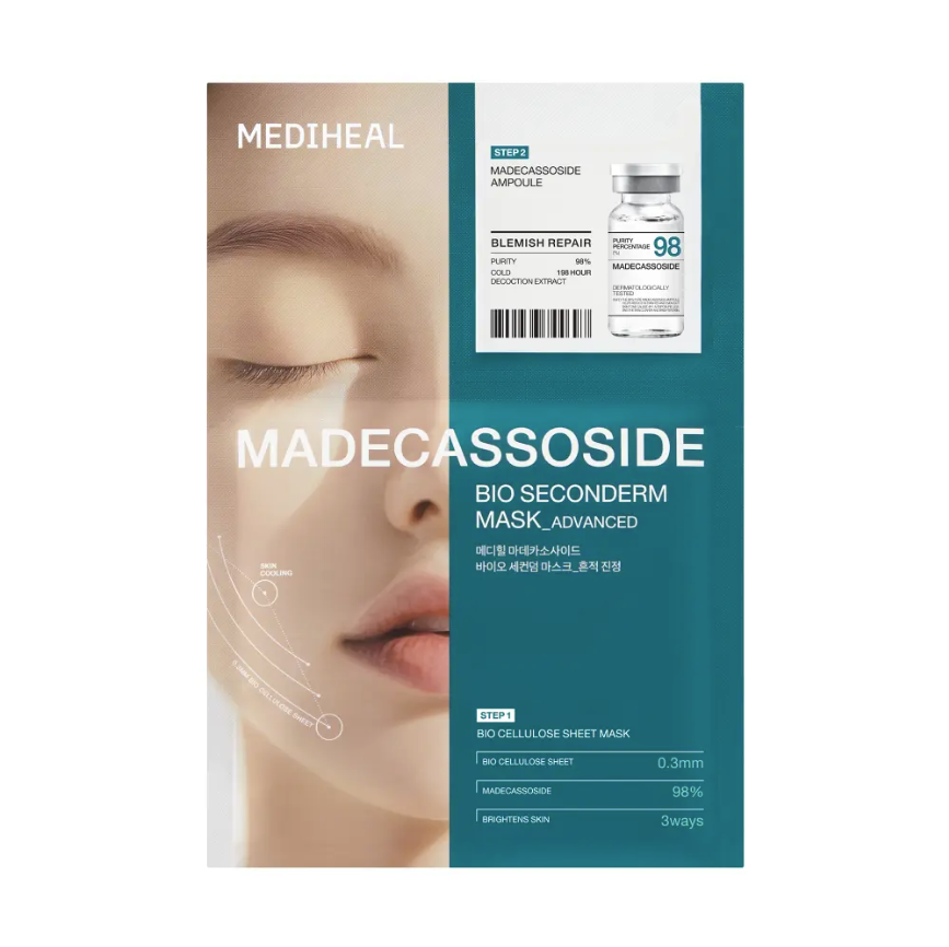 MEDIHEAL 積雪草生物二次精華修復面膜 1/10片