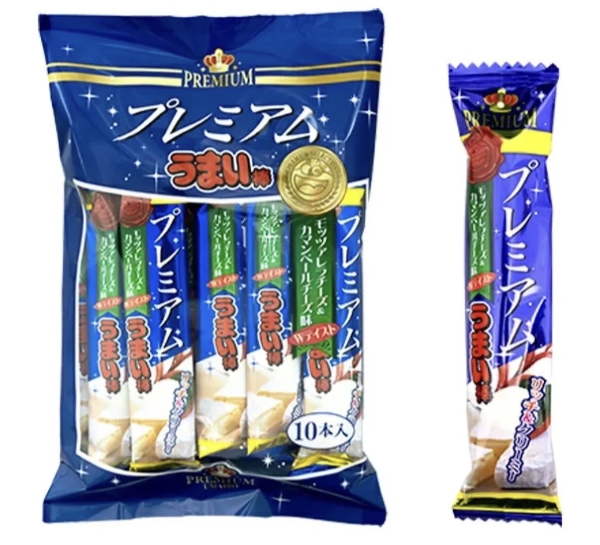 【長線爆單】JP Premium 奢華升級版 美味棒 雙倍芝士風味 10條 6027 TK260808