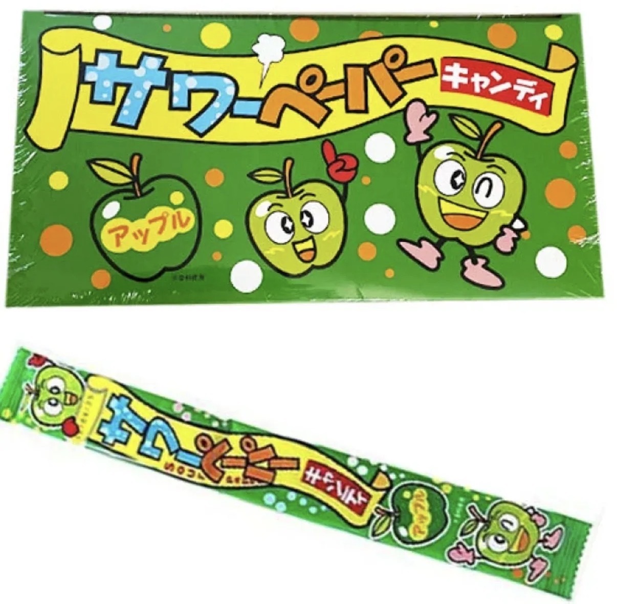 【長線好評】JP 青蘋果風味長條酸糖 6條 7238 TK260808