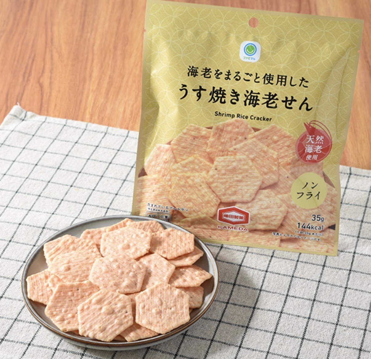 JP 薄燒鮮蝦風味米餅 35g 8544 TK260808