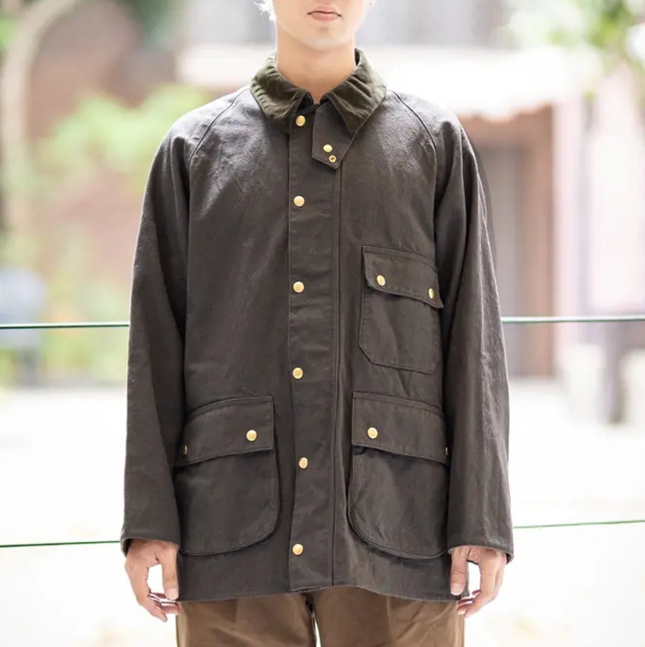 A.PRESSE 2026 A/W VINTAGE SILK HEMP RIDING OILED JACKET (26AAP-01-32) -PRE ORDER ITEM (預訂中)