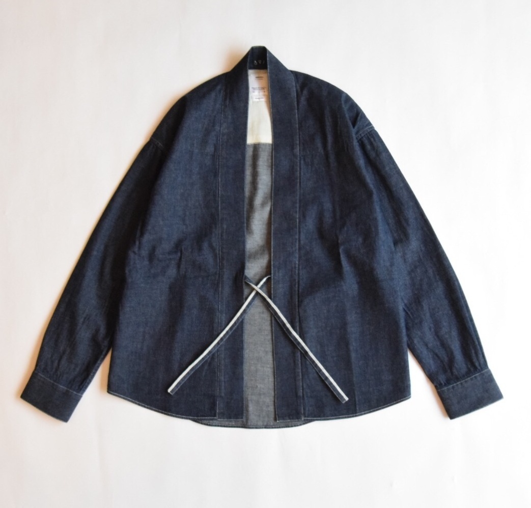 VISVIM SOCIAL SCULPTURE LHAMO SHIRT ONE WASH (( USED A )) 中古美品 - INDIGO SIZE 3 PRE ORDER ITEM (預訂中)