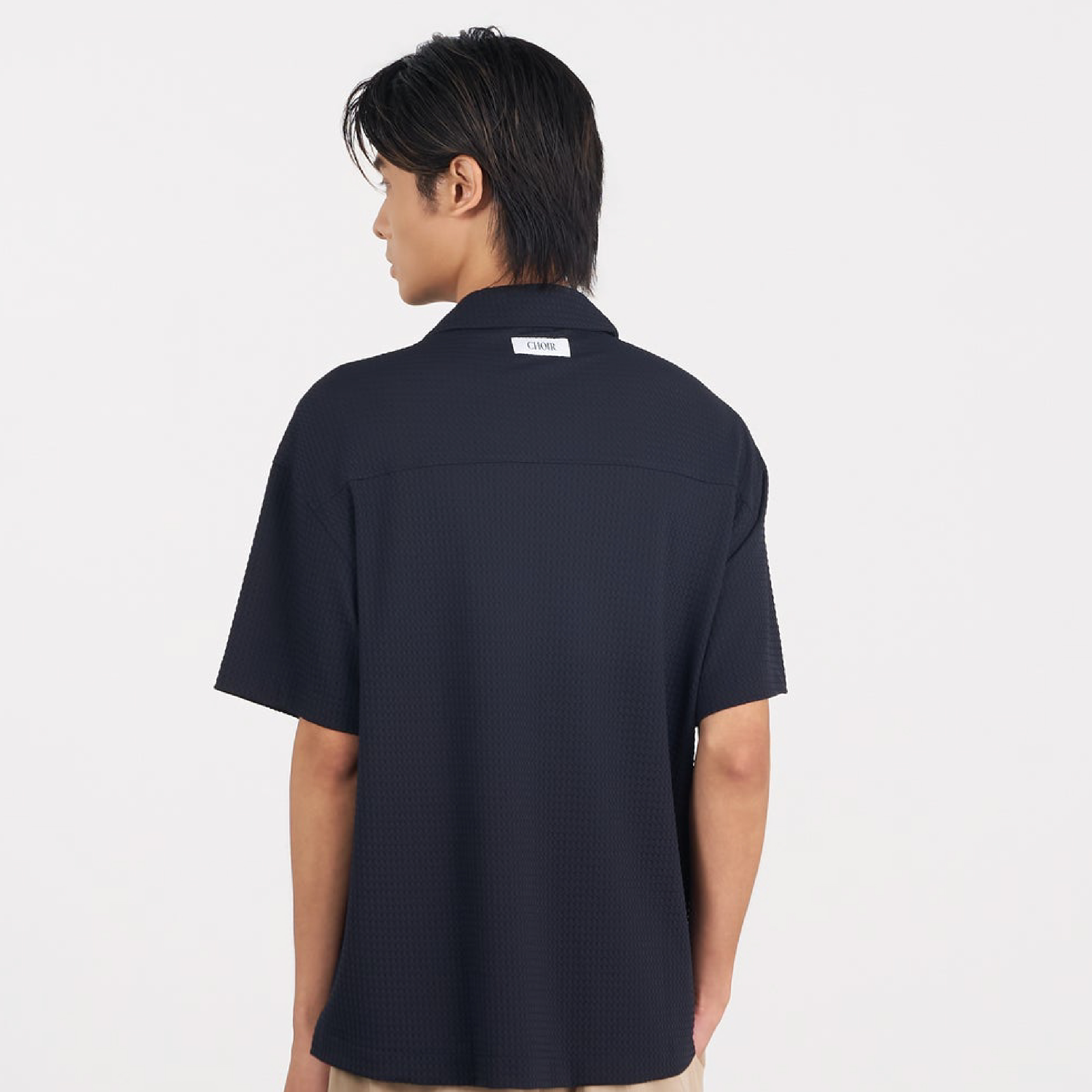 CHOIR Jacquard Zip Shirt 緹花針織Polo衫 [JZS01]