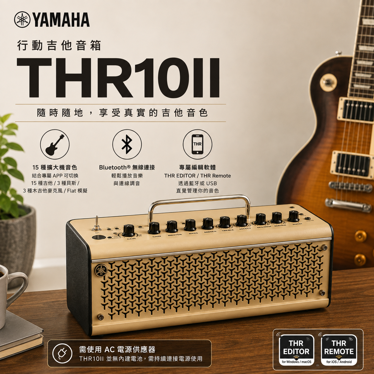 YAMAHA THR10II 20瓦 電吉他音箱
