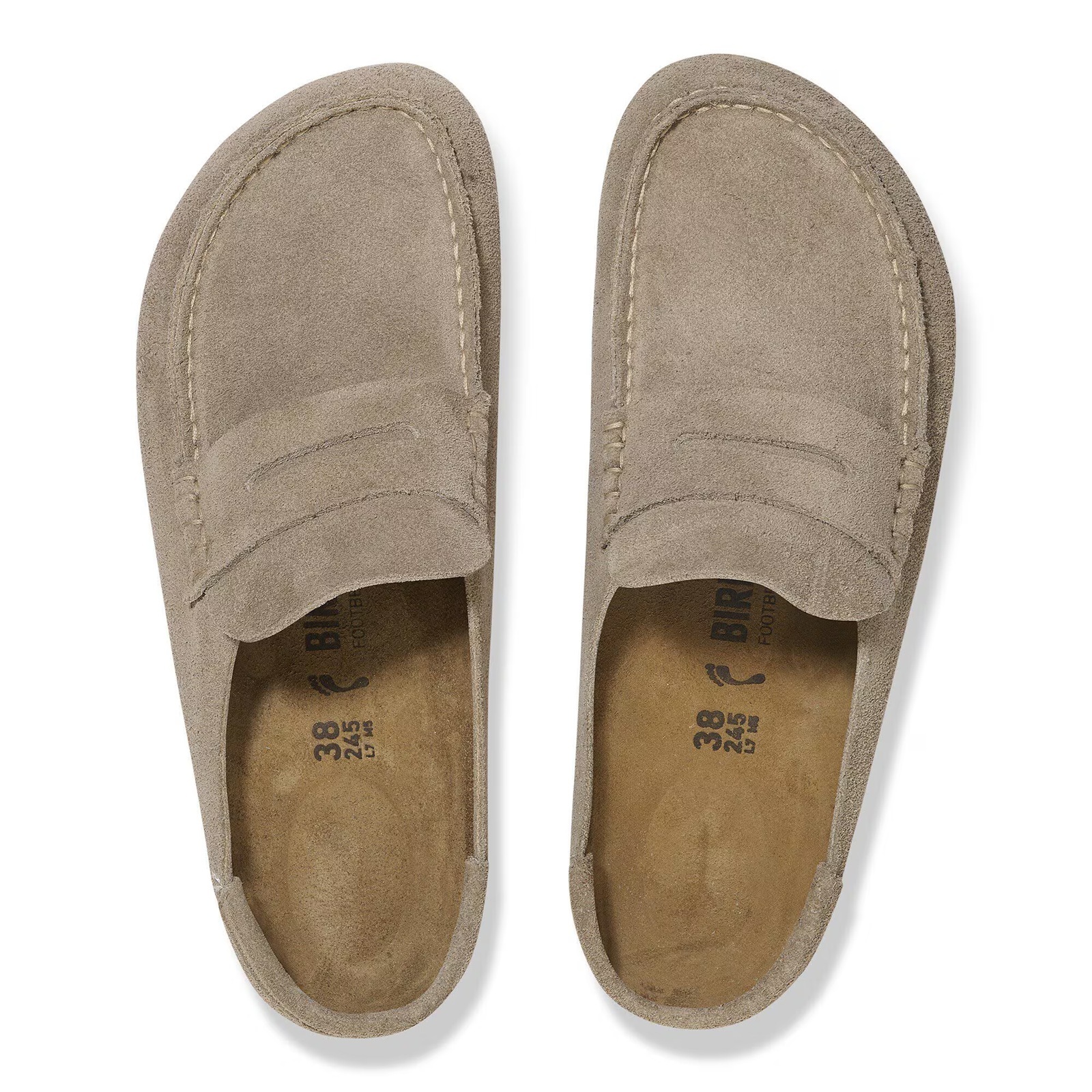 [預訂] Birkenstock Naples Wrapped Suede Leather | Taupe 1029675