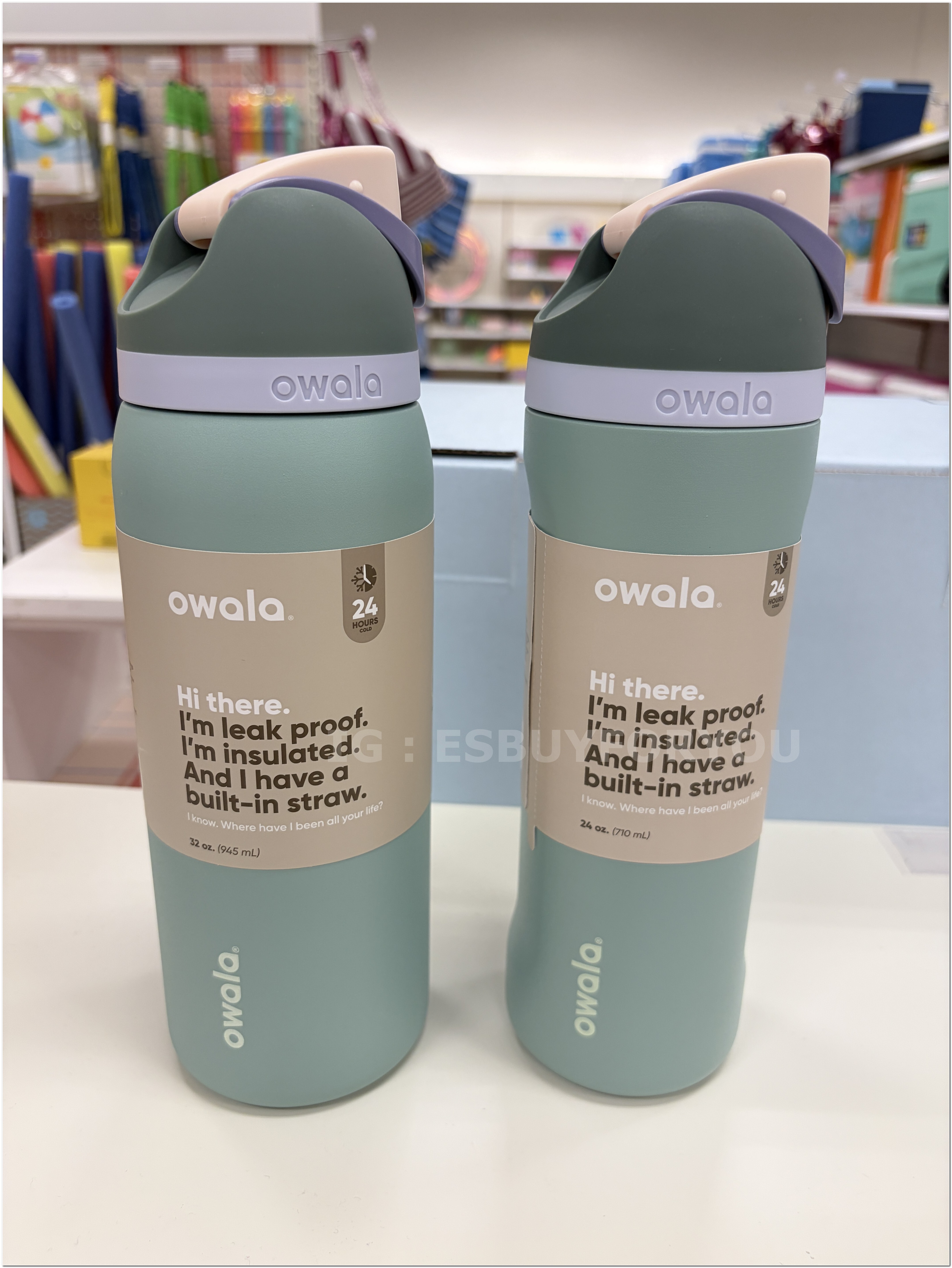 【限時】Owala 不鏽鋼 FreeSip 水壺 (內有吸管) (3個尺寸)