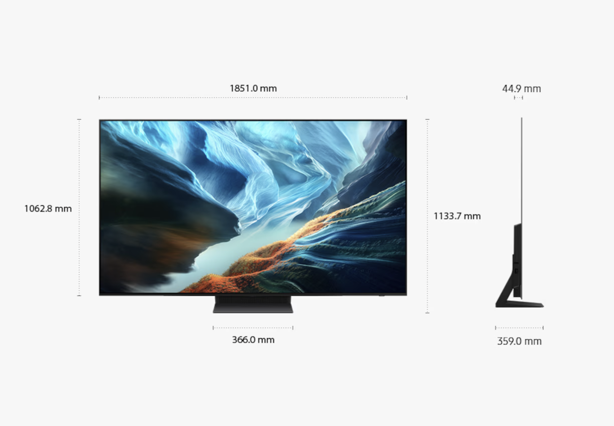 三星 samsung 83S90H 尺寸
