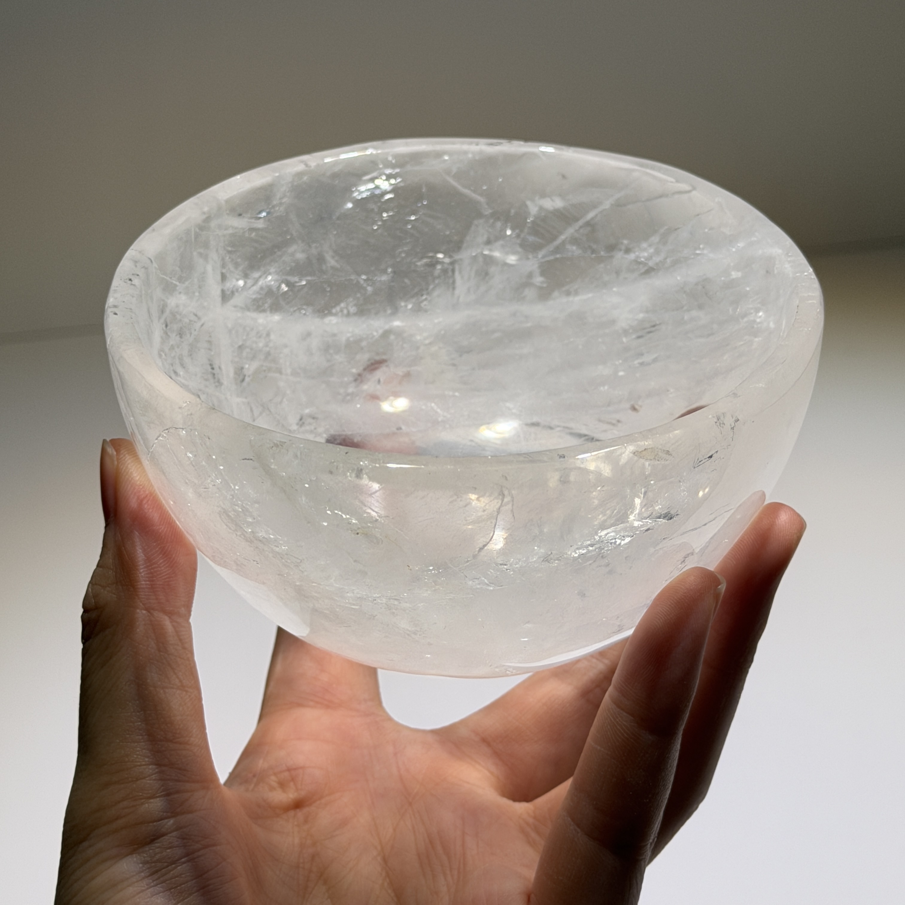 高級白水晶碗 11.5cm  WD2418
