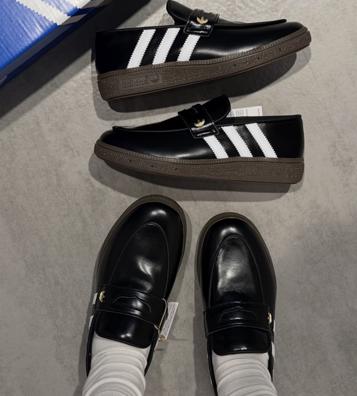 <百搭黑色質感好絕!!> Adidas originals Handball Spezial loafer 樂福鞋 黑色