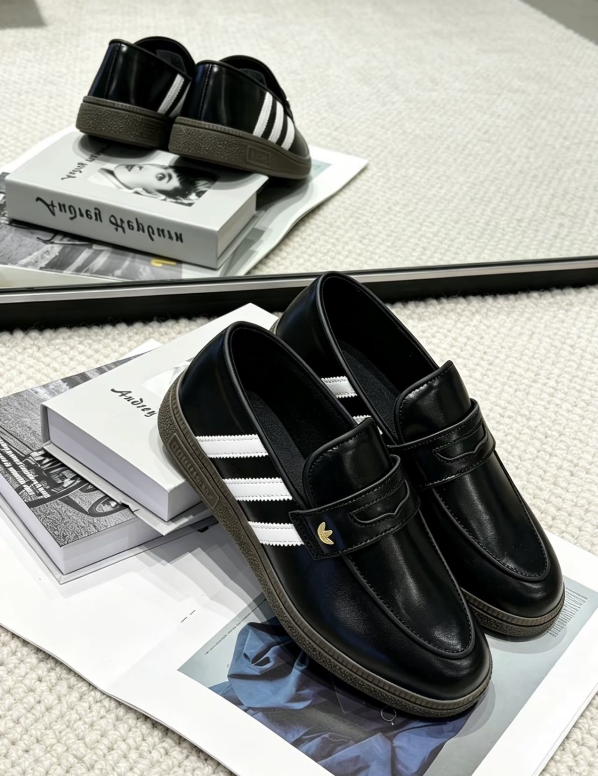 <百搭黑色質感好絕!!> Adidas originals Handball Spezial loafer 樂福鞋 黑色