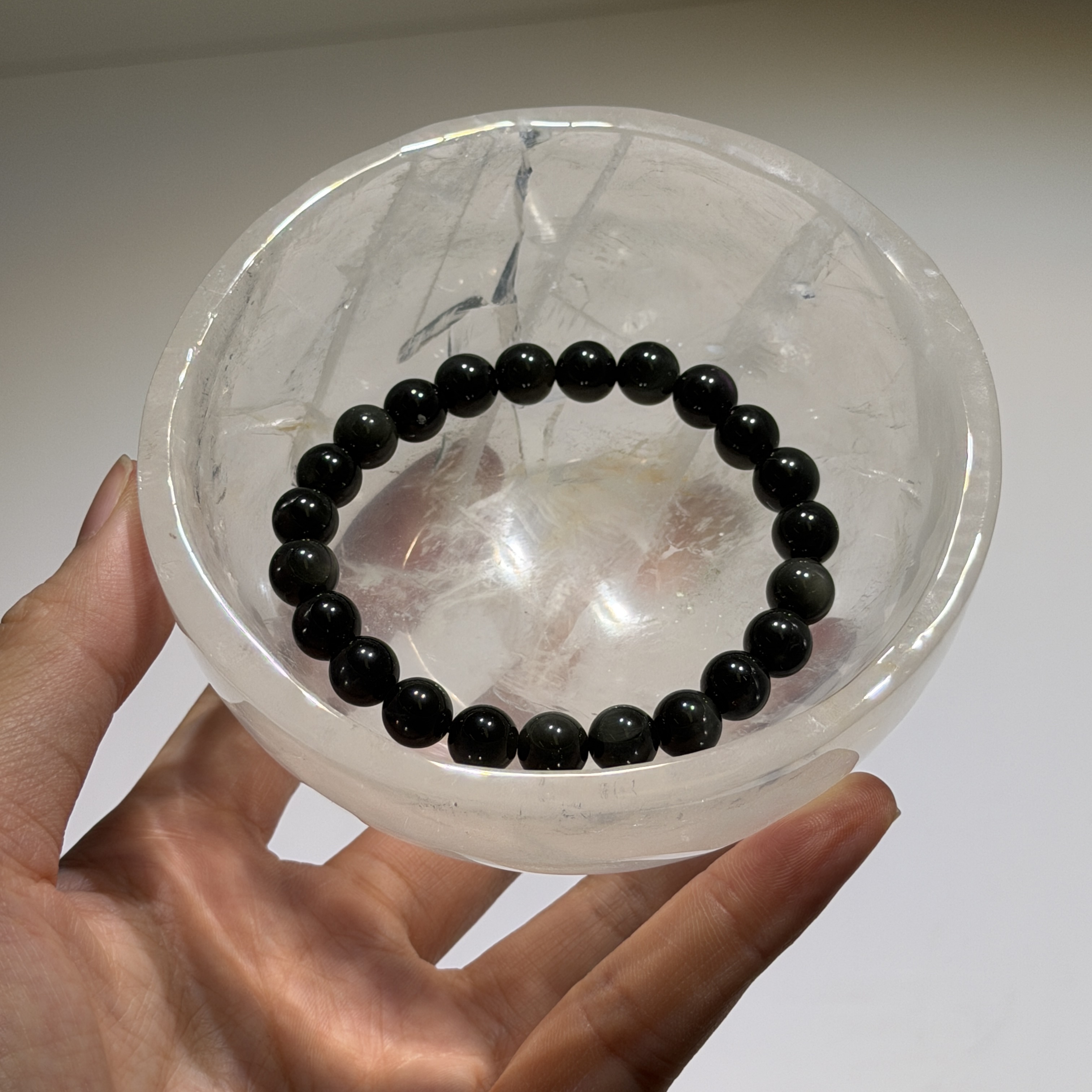 高級白水晶碗 10cm  WD2416