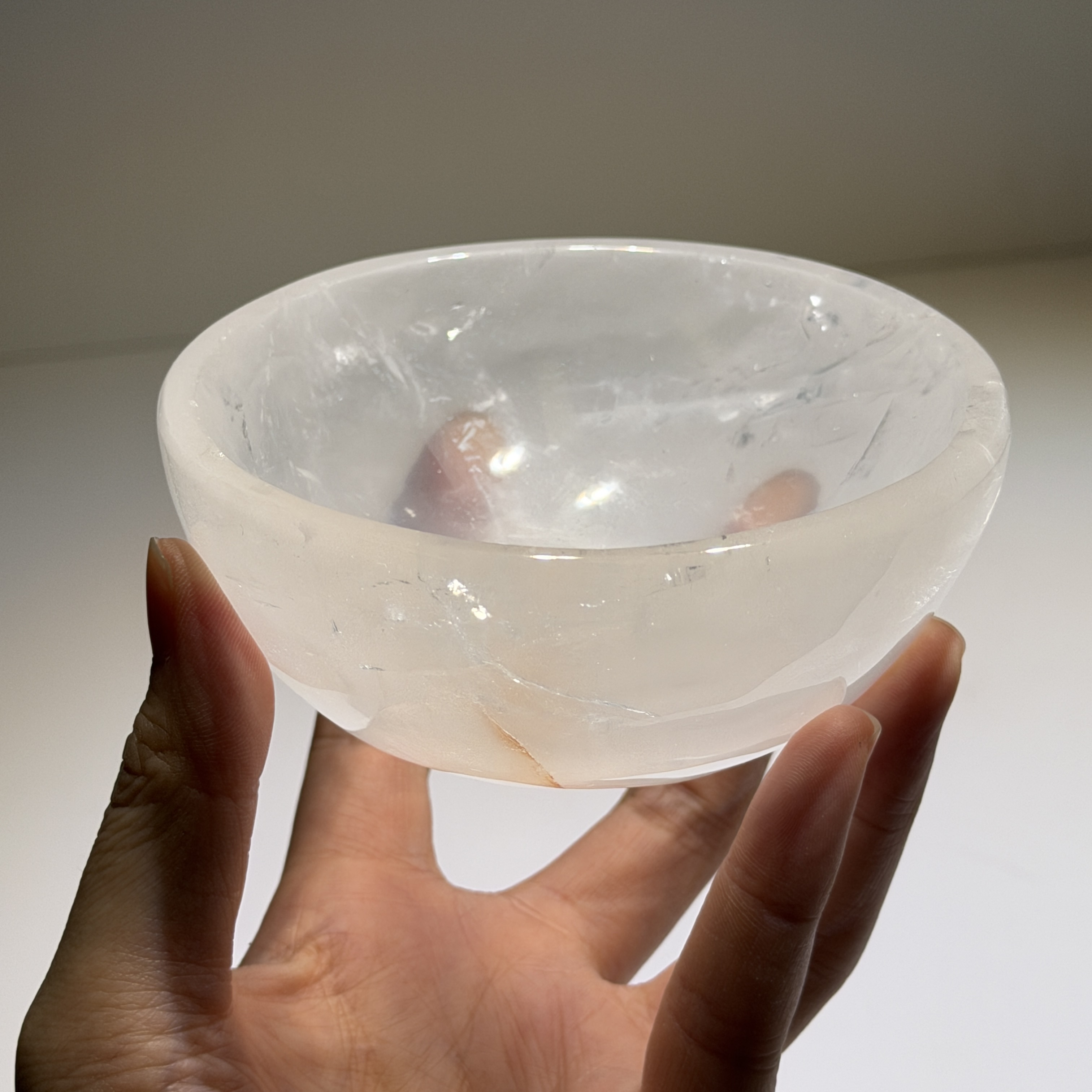 高級白水晶碗 10.5cm  WD2415