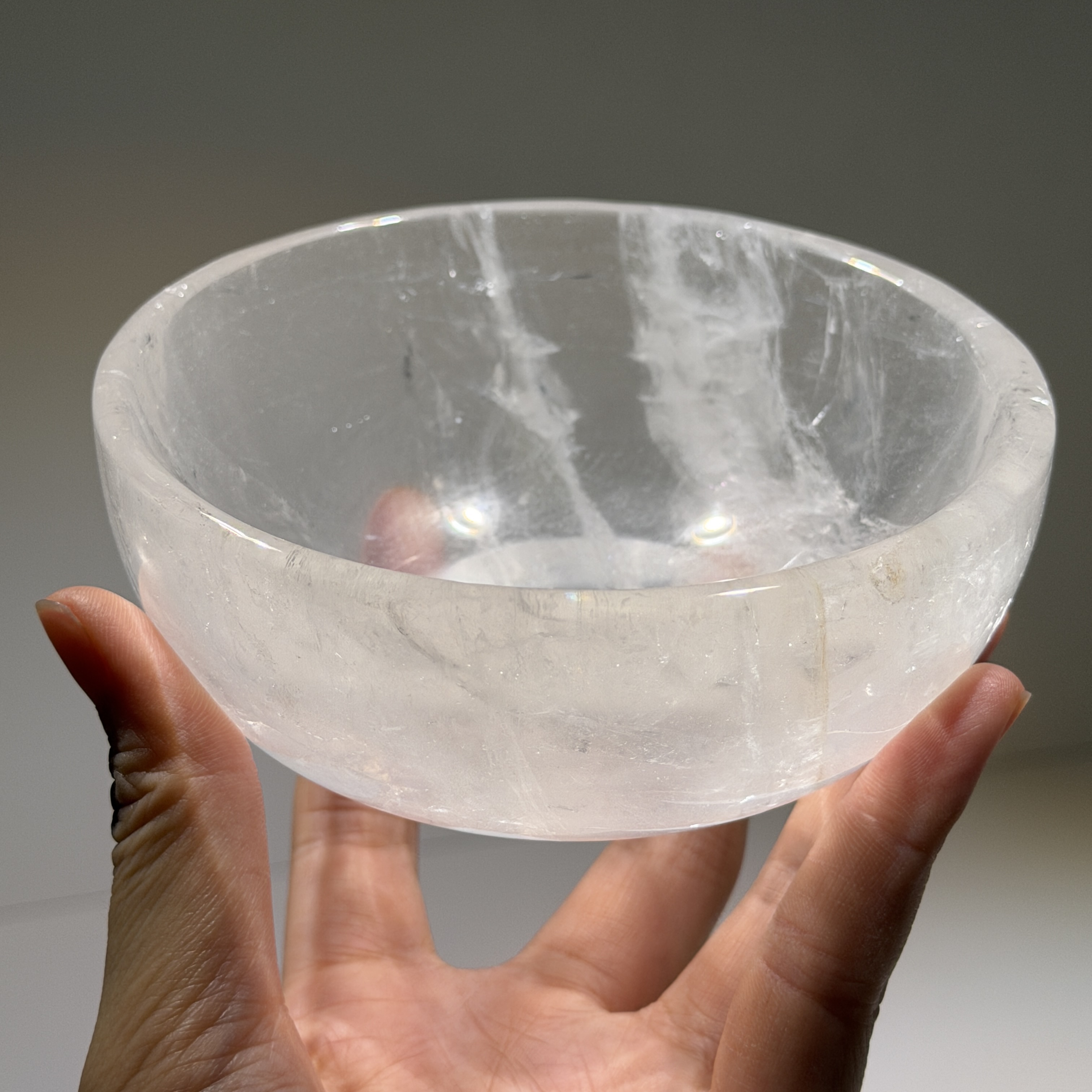 高級白水晶碗 11.5cm  WD2414