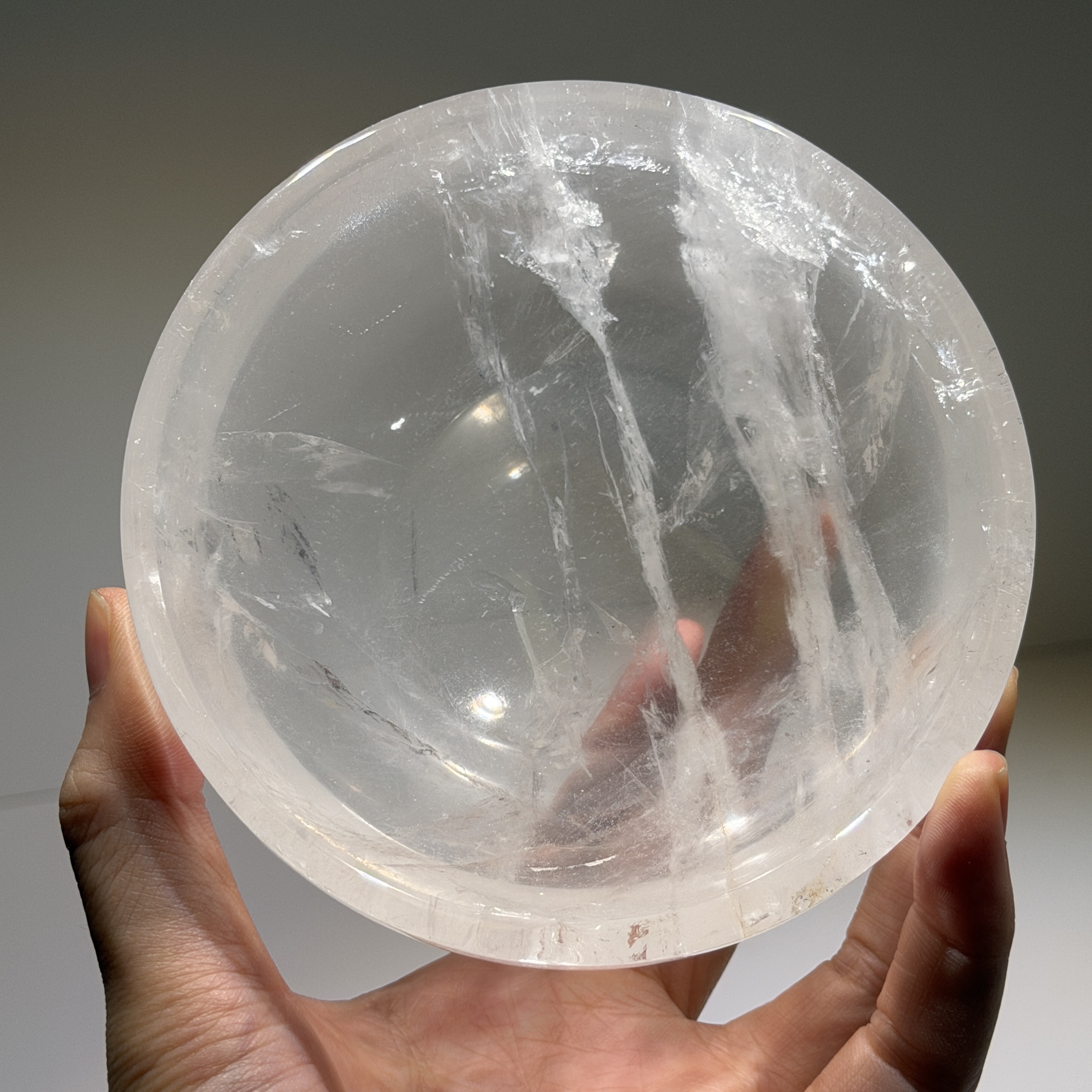 高級白水晶碗 11.5cm  WD2414